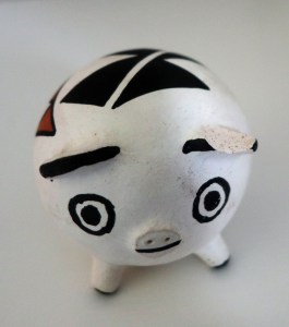 New Mexico pottery pig figure 