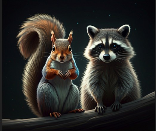 Peanut and Fred Animals made by Grok